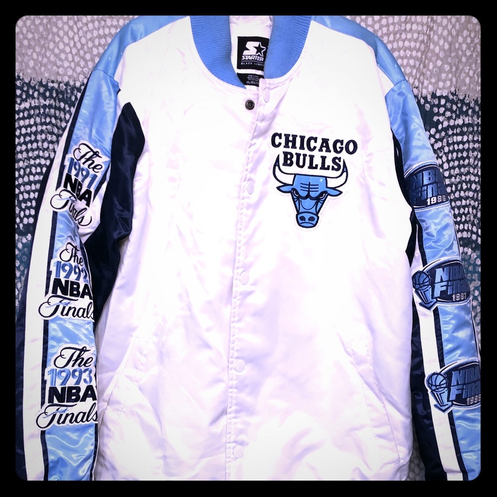 🔥Starter Varsity Championship Jacket!🔥CHI-BULLS